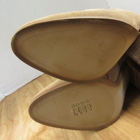 MICHAEL KORS Braden Closed Toe Mule Clog Shoes Womens Size 8.5 Cashew Suede NEW - Picture 10 of 12